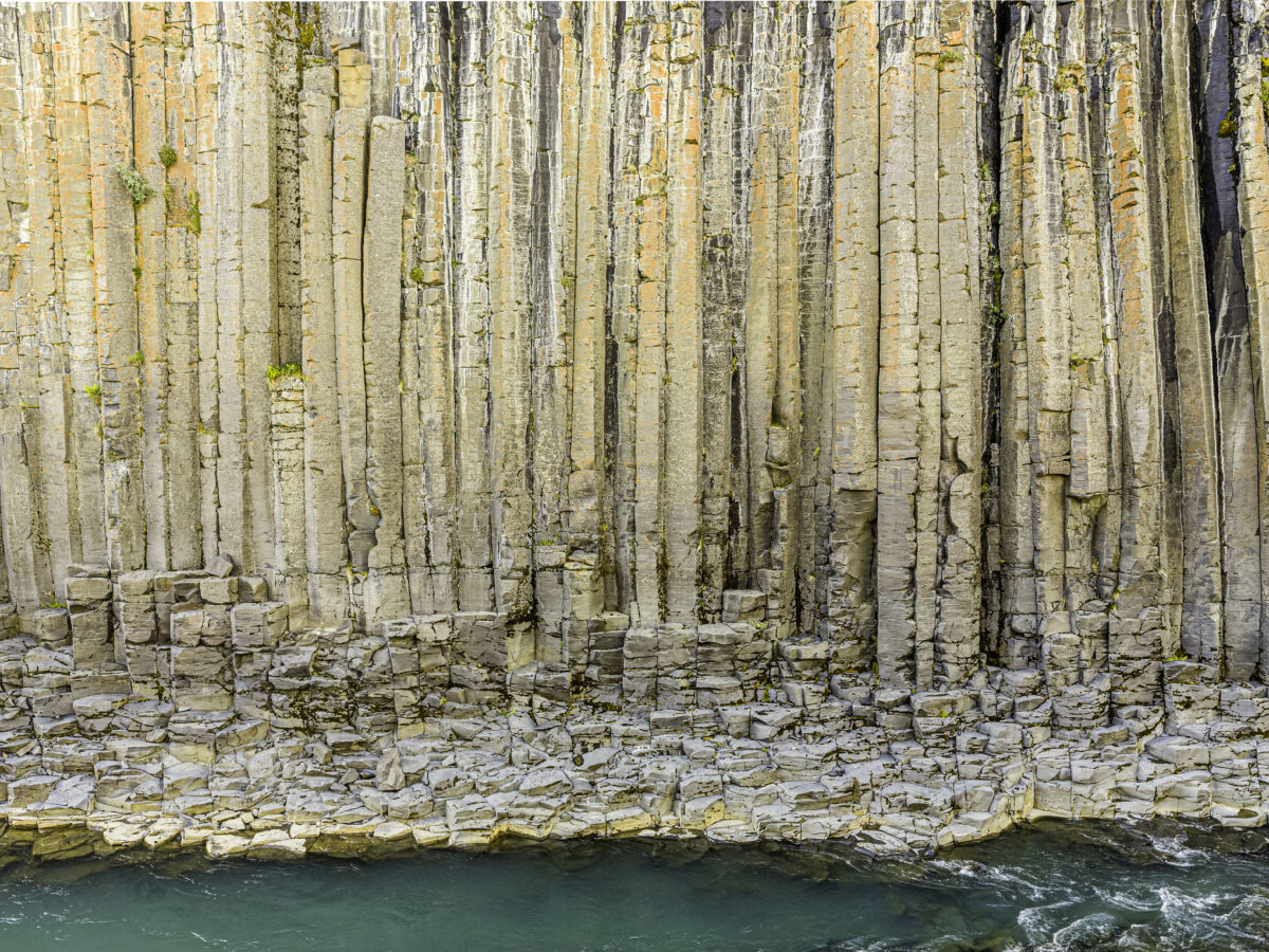 Basalt wall